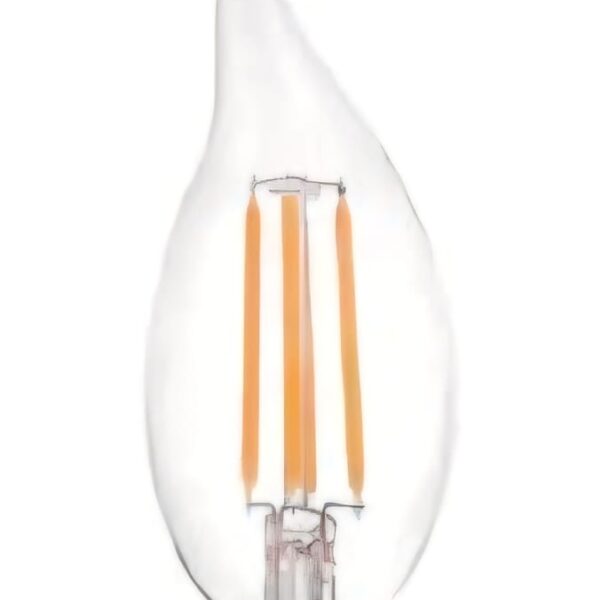 נורת נר טיפה פילמנט E14 אור צהוב 3000K