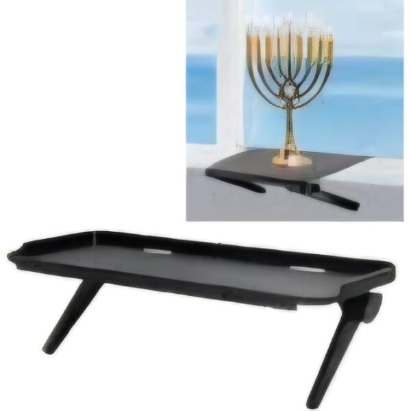 מדף הפלא לחנוכיה לחלון וליד המיטה