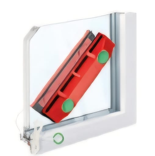 מנקהה-חלון-מגנטי חלונית-מגב חלון מגנטי דו צדדי-מקצועי D-3 20-30 סמ – תמונה 1